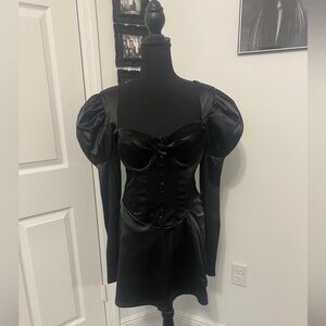 NWT Dolls Kill / Unholy Midnight Princess Mini Dress